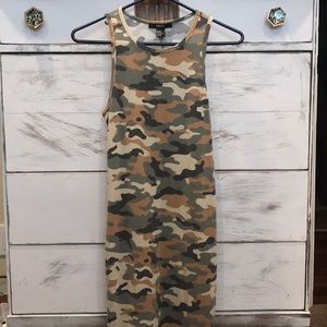 Forever 21 camo dress.